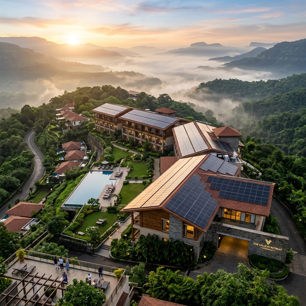 Solar Powered Resort in Lonavala