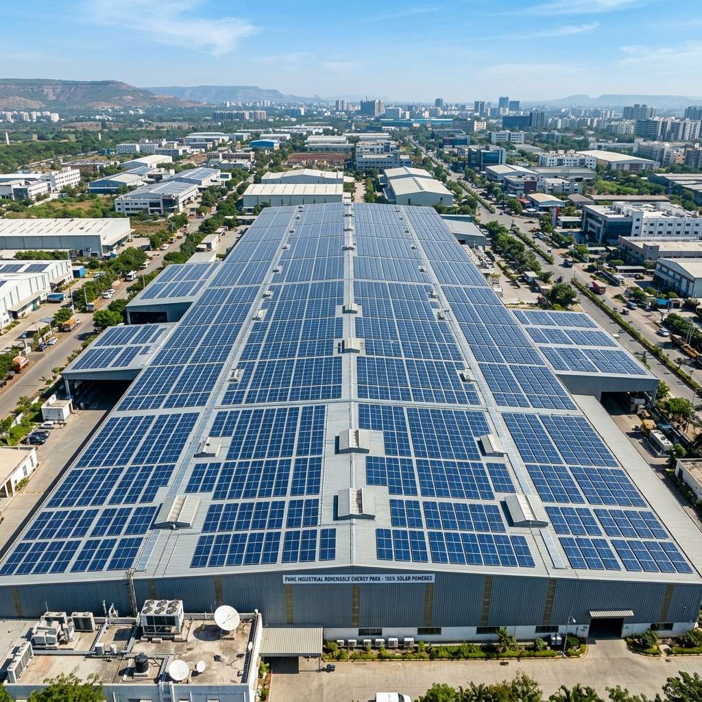 Large Scale Industrial Solar Pune