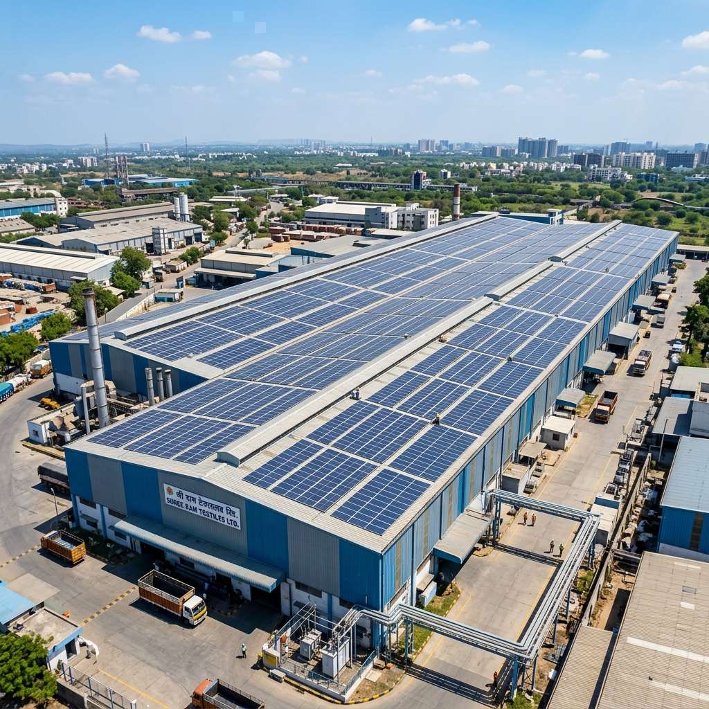 200kW Industrial Rooftop Solar Plant - Eagle Burgmann Pune